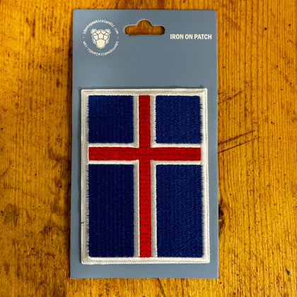 The Icelandic Flag - Iron on Patch