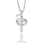 Alrun - Silver Bindrune - Necklace - Genuine - Idontspeakicelandic