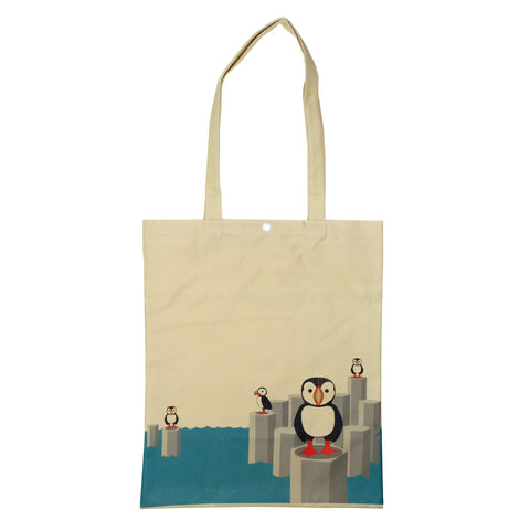 ICD - Tote Bag - Puffins Gone Wild