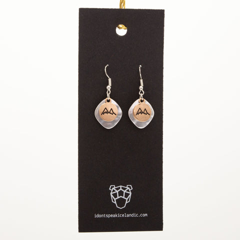 Earrings - Mountains - WES222