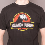 Jurassic Puffin - T-Shirt - Black