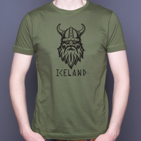 Viking Iceland - T-Shirt - Forest Green - Idontspeakicelandic