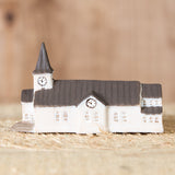 Brun Church - Ceramic Decor House Figurine - Idontspeakicelandic