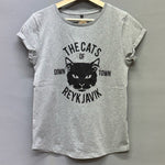 The Cats of Reykjavik - Women's T-shirt - Grey