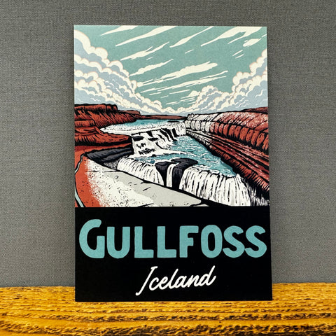 Postcard - Gullfoss Waterfall