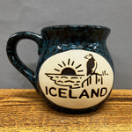 Iceland Puffin Sun Mug - Blue