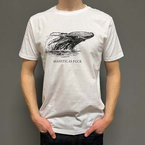 Majestic as Fuck - T-shirt - White