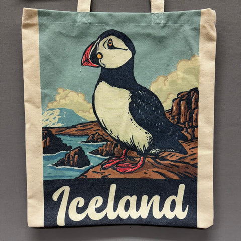 Tote Bag  12 oz - Puffin