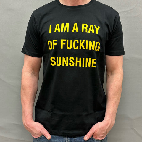 Ray of Fucking Sunshine - T-Shirt - Black