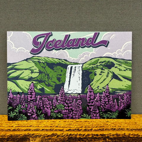 Postcard - Skógarfoss