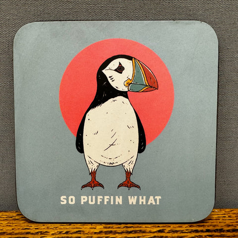 So Puffin What - T-shirt - Charcoal Grey