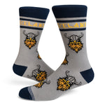 <transcy>Socken - Helm der Ehrfurcht - Schwarz / Grau - Neu</transcy>