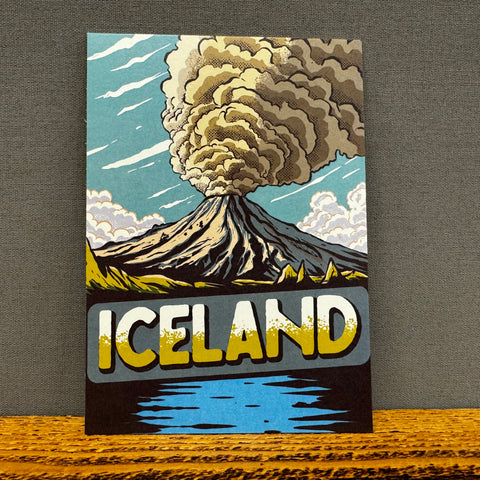 Postcard - Volcano Iceland