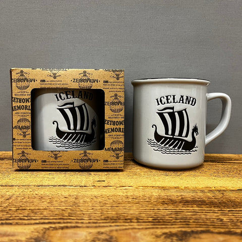 Vikingship - Mug - Grey