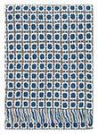 Corona - Wool Blanket from Finland- Rainy Blue