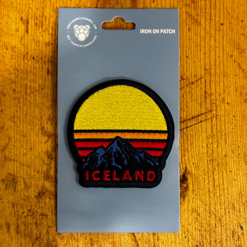 Iceland Sun - Iron on Patch