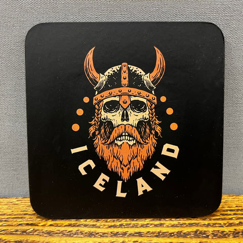 Skull Viking - Set of 6 Cork Coasters