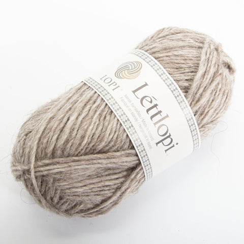 Létt Lopi - Icelandic Wool Yarn - 0086 - ljósljósmórauður/light beige heather