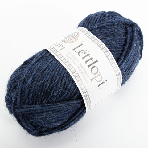 Létt Lopi - Icelandic Wool Yarn - 1403 - lapisblá samkemba/lapis blue heather