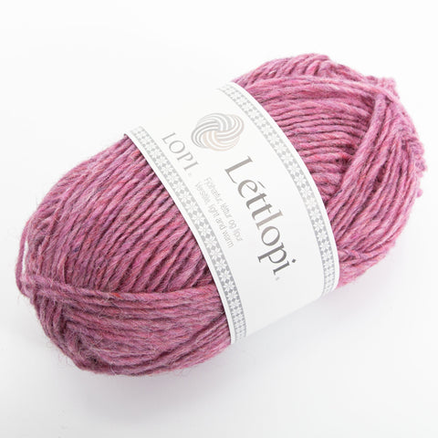 Létt Lopi - Icelandic Wool Yarn - 1412 - bleik samkemba/pink heather