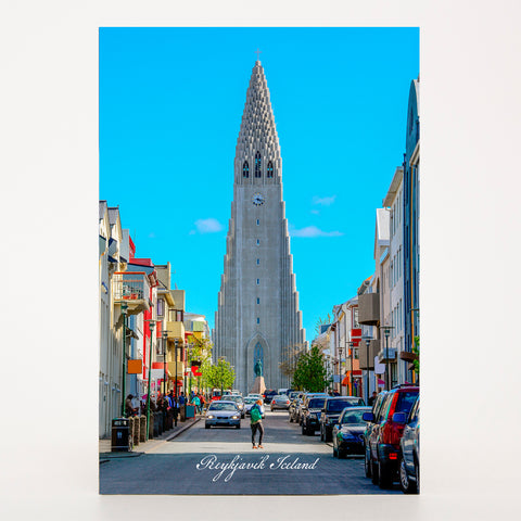 Picture Postcard - Reykjavík Hallgrímskirkja