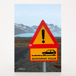 Picture Postcard - Slow Road in Iceland