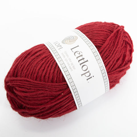 Létt Lopi - Icelandic Wool Yarn - 9434 - hárauður/crimson red