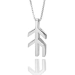 Alrun - Silver Bindrune - Necklace - Hope - Idontspeakicelandic