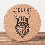 Viking Iceland - Cork Coaster