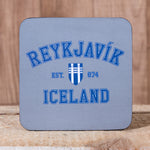 Reykjavik College - Set of 6 Cork Coasters - Idontspeakicelandic