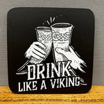 <transcy>Drink Like a Viking - Ensemble de 6 sous-verres en liège</transcy>