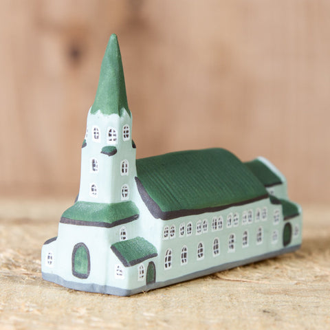 Fríkirkjan - Ceramic Decor House Figurine - Idontspeakicelandic