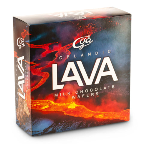 Lava - Milk Chocolate Wafers - Idontspeakicelandic