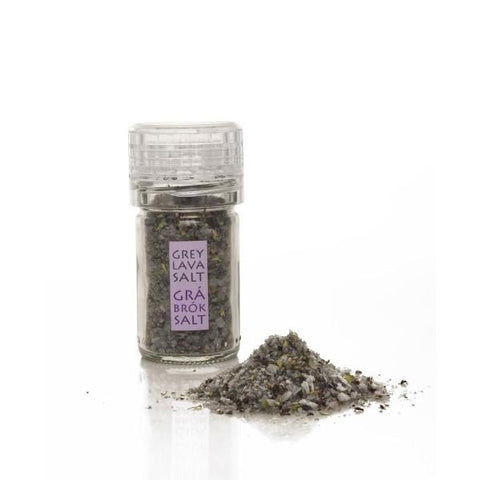 Grey Lava Salt with grinder - 35 gr.