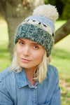 HAZY SHEEP BOBBLE BEANIE - SHERPA FLEECE