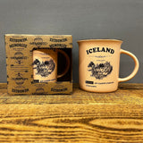 Iceland Map - Story Mug - Salmon