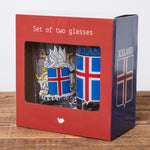 Two Iceland Milkglasses - Idontspeakicelandic