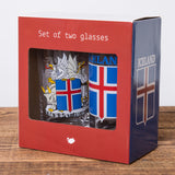 Two Iceland Milkglasses - Idontspeakicelandic
