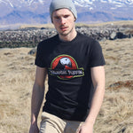 Jurassic Puffin - T-Shirt - Black