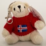 Polar Bear - Keychain - Red Sweater - Plush Toys