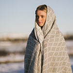 Eskimo - Quality Wool Blanket from Finland - Beige - Idontspeakicelandic