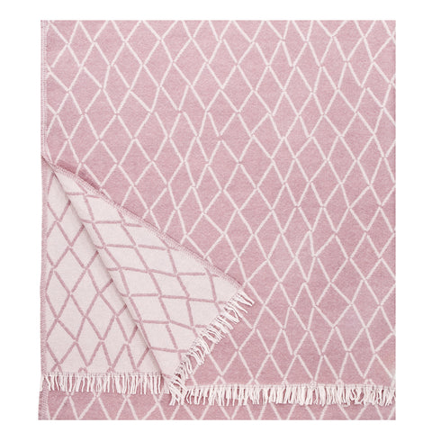 Eskimo - Quality Wool Blanket from Finland - Rose - Idontspeakicelandic