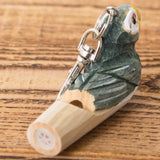 Puffin - Wooden Whistle Keychain - Idontspeakicelandic