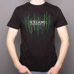 Iceland Matrix - T-Shirt - Black