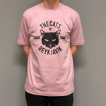 Oversized T-shirt -  The Cats of Reykjavik - Purple Rose