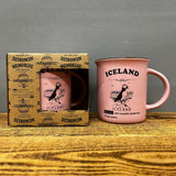 Puffin Iceland - Story Mug - Pink