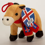 Horse with red scarf and band hook - Plush Toys