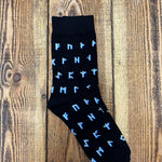 <transcy>Socken - Helm der Ehrfurcht - Schwarz / Grau - Neu</transcy>