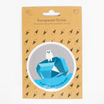 ICD -  Transparent Sticker - A Little Trip to Iceand