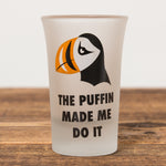 The Puffin - Shot Glass - Idontspeakicelandic